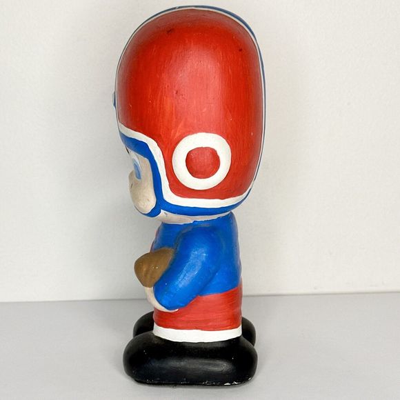 Vintage Football Player‎ Ceramic ￼ Figurine #5 Red And Blue 1970’s - Picture 5 of 10